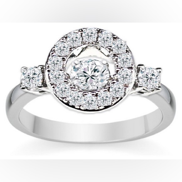 Cara Mia USA Enchanted 'Make A Wish' Cara Mia Simulated Diamond Ring - Picture 1 of 1